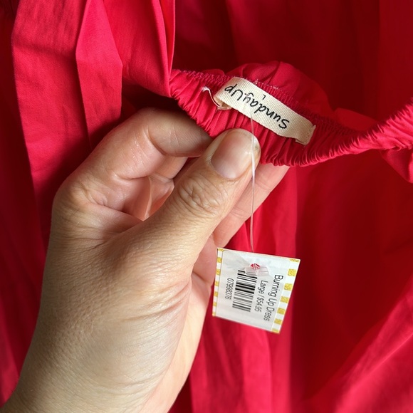 Sunday up red dress NWT - Picture 7 of 9
